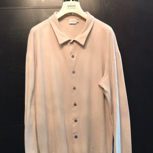 Long sleeve cotton Armani button down shirt